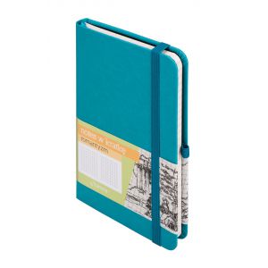 Notes Antra Impresja A6/96/80g kratka, Turkusowy